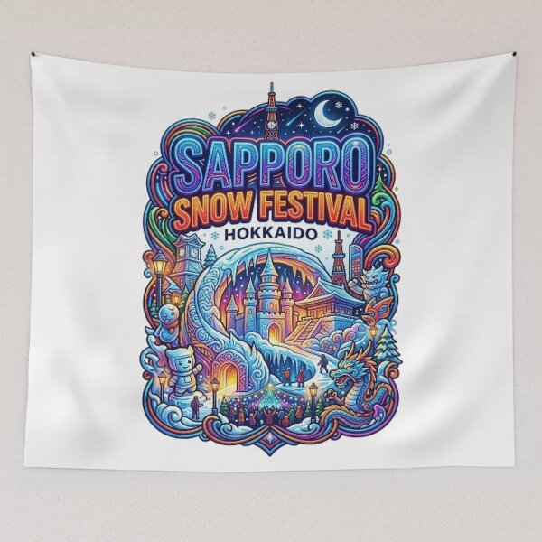 Item preview, SAPPORO SNOW FESTIVAL HOKKAIDO JAPAN designed and sold by likbatonboot.