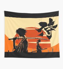 Sunset Samurai Wall Tapestry
