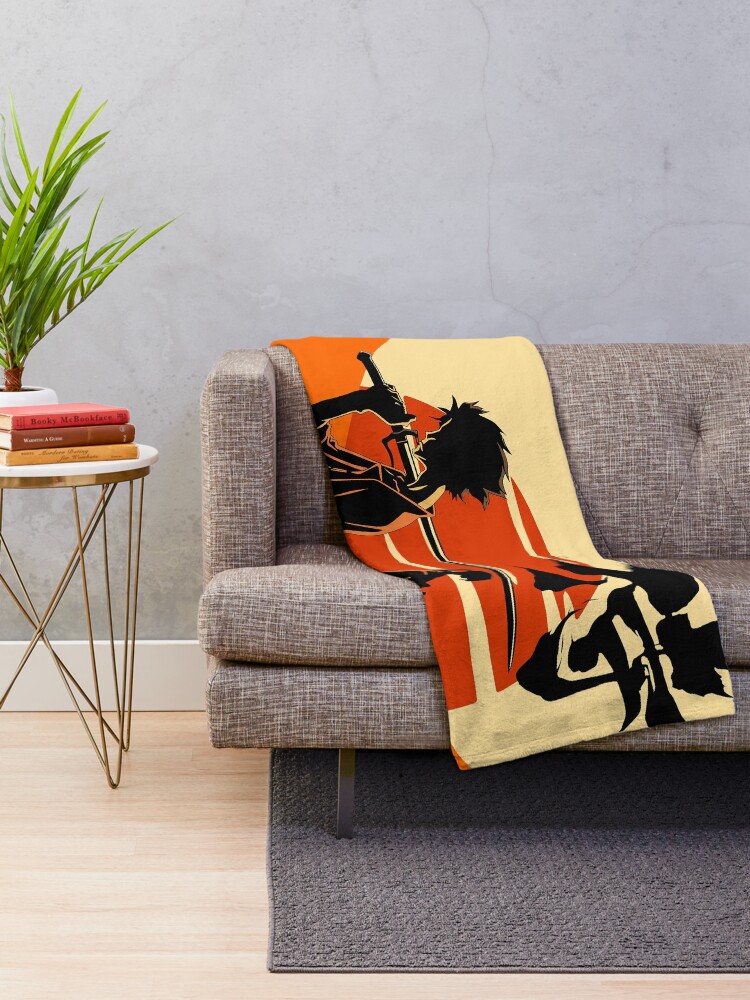 Alternate view of Sunset Samurai Throw Blanket