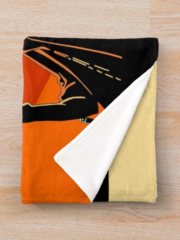Alternate view of Sunset Samurai Throw Blanket