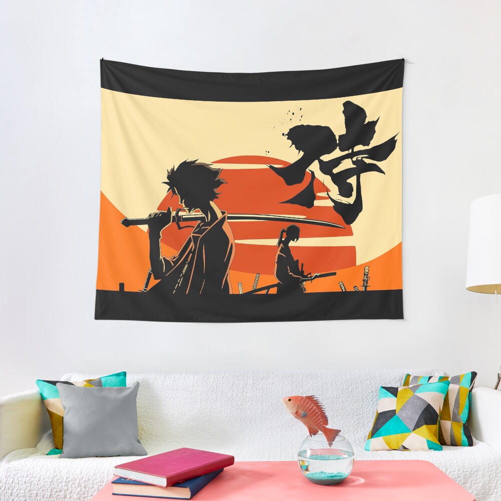 Sunset Samurai Tapestry