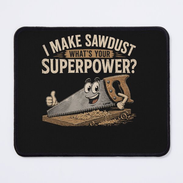 Item preview, I Make Sawdust What's Your Superpower? designed and sold by Capturetees.