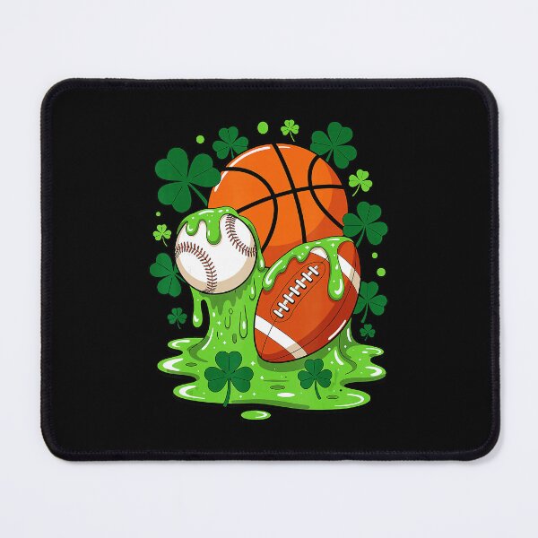 Item preview, St Patrick’s Day Sports Balls Drip Shamrock designed and sold by miaa-artistshop.