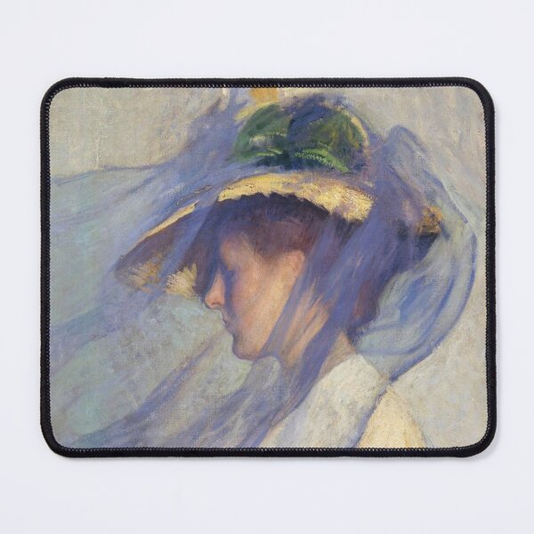 Item preview, Impressionist Portrait Painting Elegant Woman with Veil for Classic Art Lovers designed and sold by RickE.