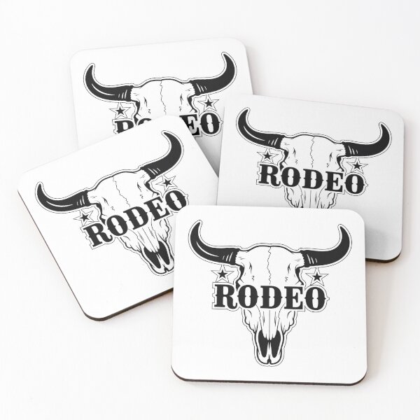 Item preview, Vintage Bull Skull Line Art with Western Stars designed and sold by Bloomkept.