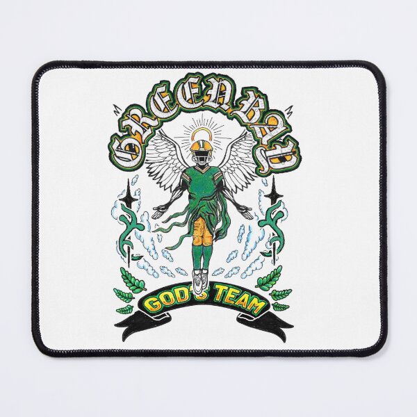 Item preview, Green Bay Football God’s Team Shirt | Hand-Drawn Wisconsin Fan Apparel designed and sold by WyrdBrand.