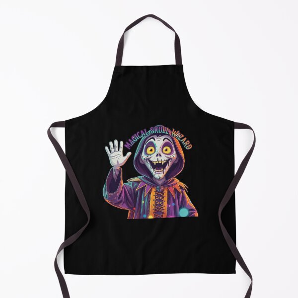 Item preview, Magical Skull Wizard - Creepy Cute Colorful Fantasy Character designed and sold by M3A Art.