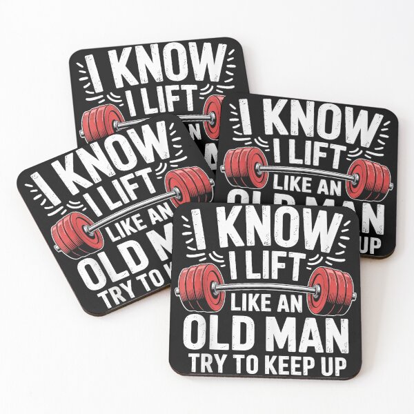 Item preview, I Know I Lift Like an Old Man Weightlifting Humor  designed and sold by eliramaison.