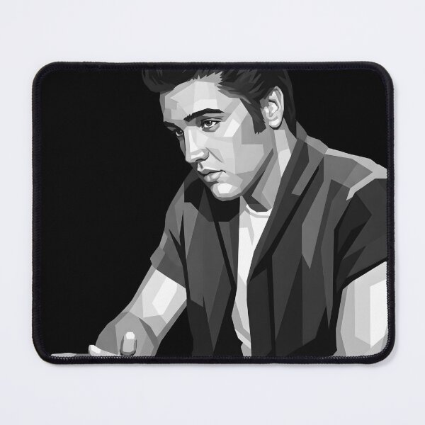 Artikelvorschau, Elvis Presley in Graustufen entworfen und verkauft von Japanese art.