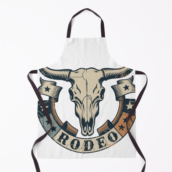 Item preview, Vintage Western Bull Skull Badge Emblem Art designed and sold by Bloomkept.