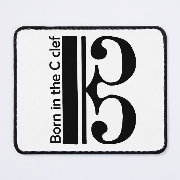 Item preview, Born in the C clef designed and sold by ViolaMangoes.