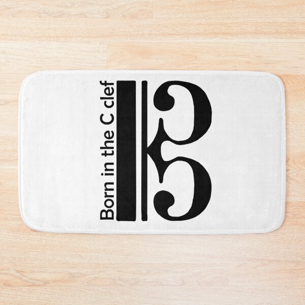 Item preview, Born in the C clef designed and sold by ViolaMangoes.
