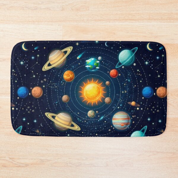 Item preview, Solar System Journey: Space Galaxy Pattern designed and sold by edstorebeaches.