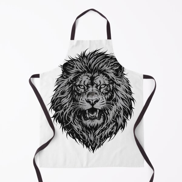 Item preview, Majestic Roar - Monochrome Lion King designed and sold by Neon Wolf Studio.