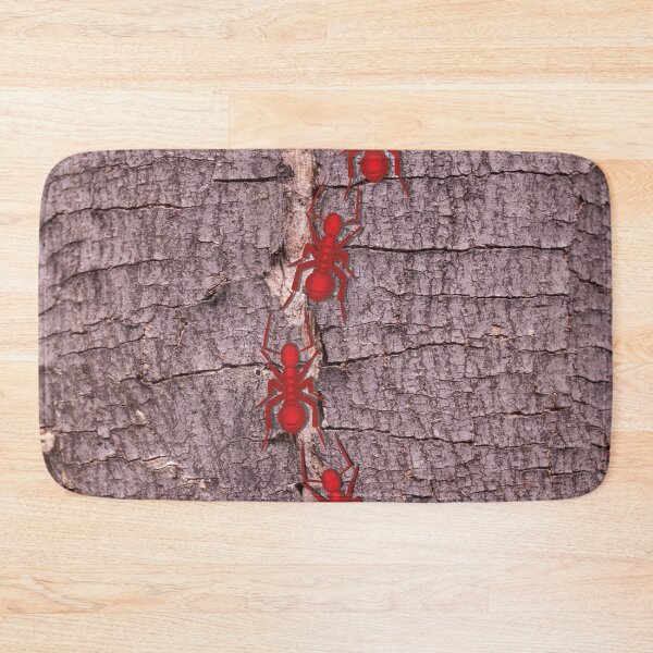 Item preview, Red Ants on Wood designed and sold by ROSE ANN BANILAR.