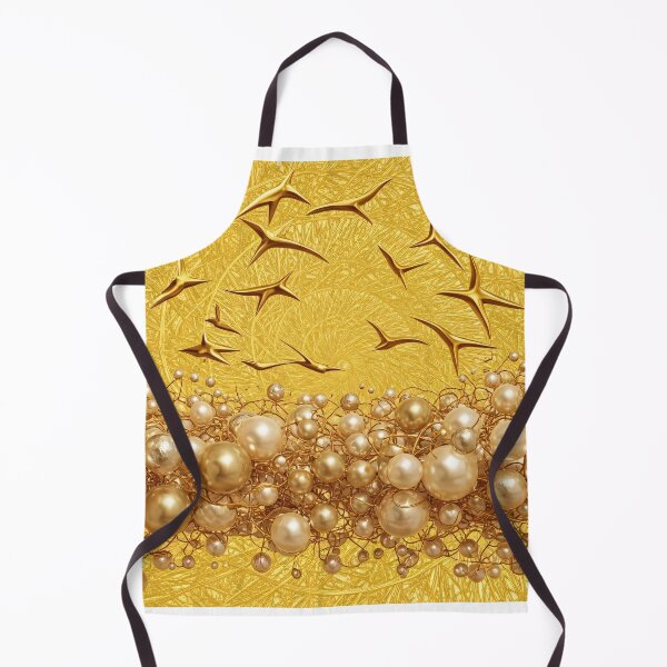 Item preview, Luxury Gold Pearls Abstract Birds Design designed and sold by PixorStudio.