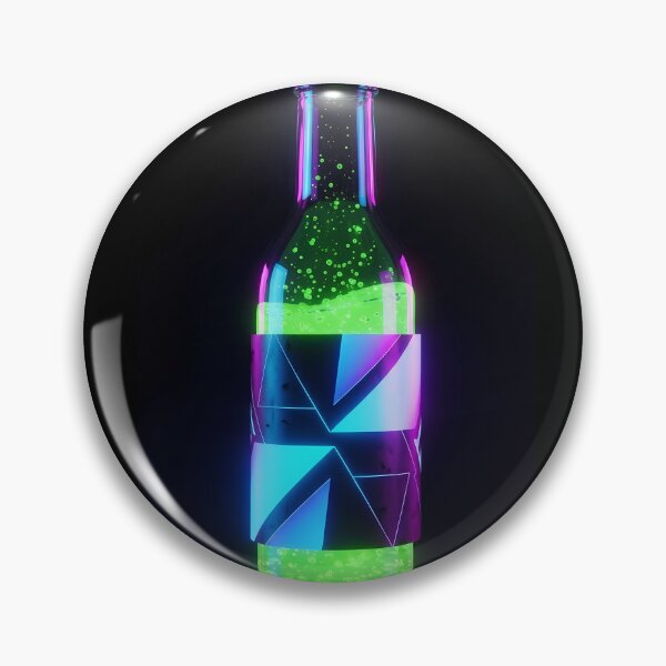 Item preview, Neon Toxic Potion Glowing Chemical Flask designed and sold by powersunlight.
