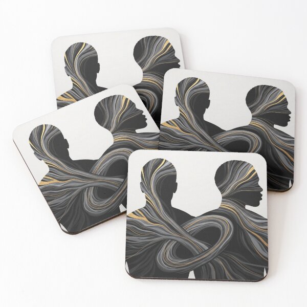 Item preview, Brotherhood Dual Black Men Prints designed and sold by nancysdaughter.