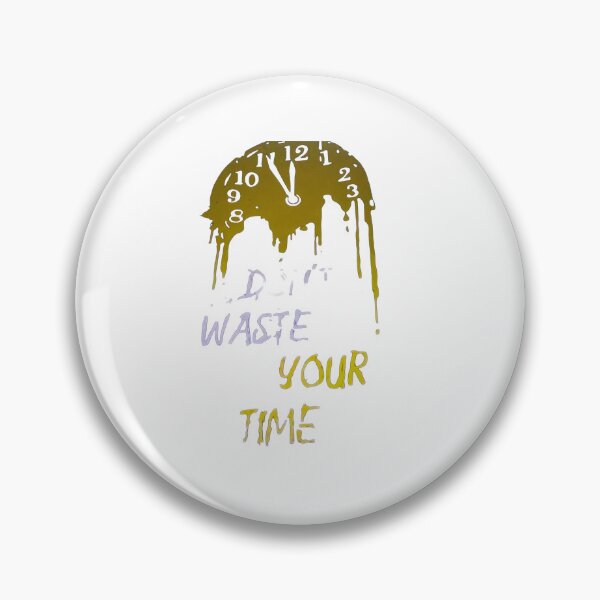 Item preview, Don't Waste Your Time - Melting Clock Art designed and sold by Hafcishop.