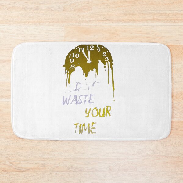 Item preview, Don't Waste Your Time - Melting Clock Art designed and sold by Hafcishop.