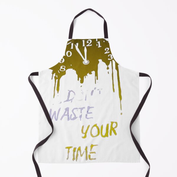 Item preview, Don't Waste Your Time - Melting Clock Art designed and sold by Hafcishop.