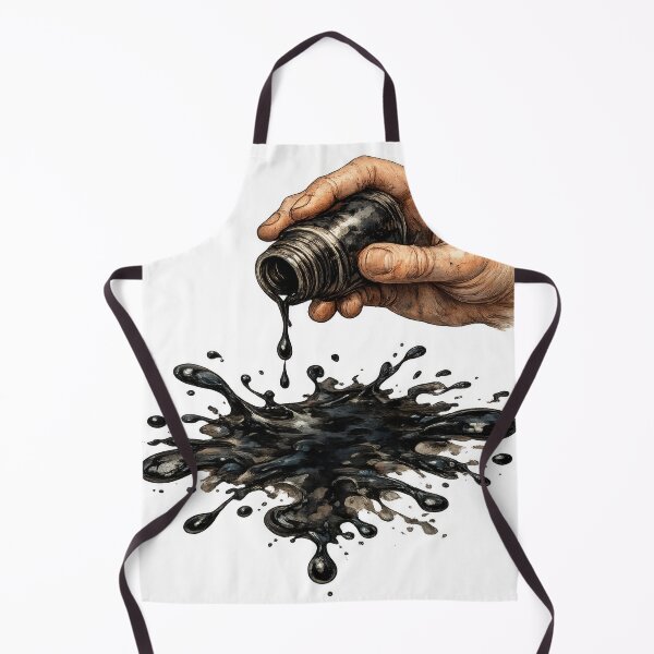 Item preview, Hand Pouring Black Ink Splash Art designed and sold by jgvisualarts.
