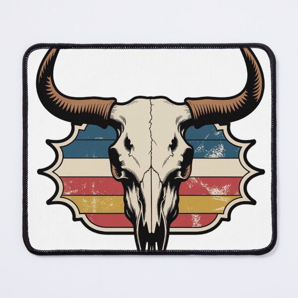 Item preview, Japanese Woodblock Print Weathered Bull Skull designed and sold by Bloomkept.