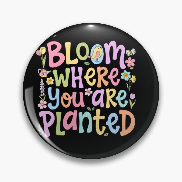 Item preview, Bloom Where You Are Planted designed and sold by Muslims_place.
