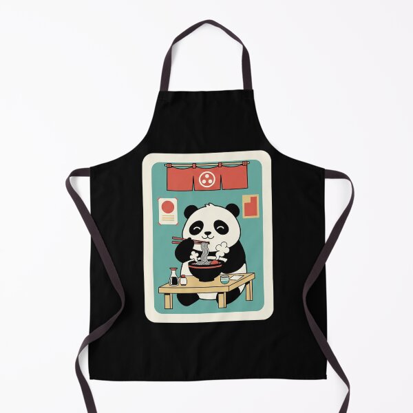 Item preview, Panda Eating Ramen Cute Japanese Style Illustration designed and sold by JordynLadukeg65.