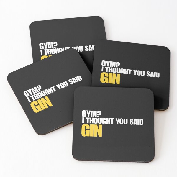 Item preview, Gym I Thought You Said Gin designed and sold by EfePrints.