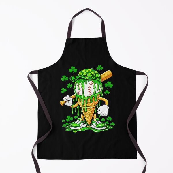 Item preview, Baseball Ice Cream Drip Shamrock Funny St Patricks Day designed and sold by miaa-artistshop.