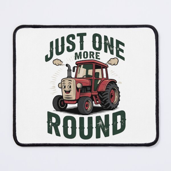 Item preview, Just One More Round Tractor Shirt – Funny Farmer Tee – Vintage Farm Life Graphic designed and sold by Picasfarmer.