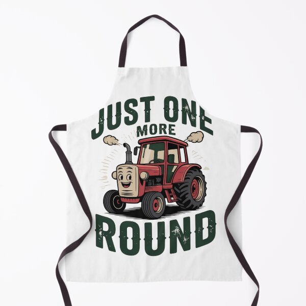 Item preview, Just One More Round Tractor Shirt – Funny Farmer Tee – Vintage Farm Life Graphic designed and sold by Picasfarmer.