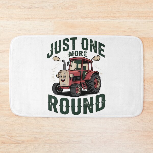 Item preview, Just One More Round Tractor Shirt – Funny Farmer Tee – Vintage Farm Life Graphic designed and sold by Picasfarmer.
