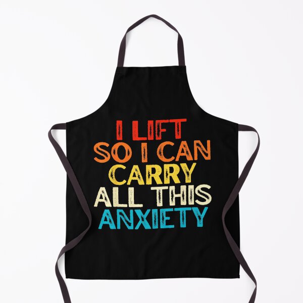Item preview, I Lift So I Can Carry All This Anxiety Gym Humor Quote designed and sold by eliramaison.