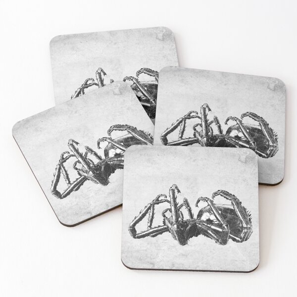 Item preview, Expired Spider: High Contrast Etched Illustration Dark Nature Art designed and sold by Ghoul Enterprises.