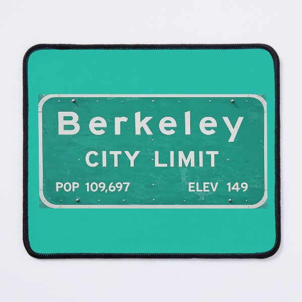 Item preview, Berkeley City Limit Sign – California Road Sign, Bay Area Vintage Style designed and sold by PIXEL POP DESIGNS - Beyond the Norm!.