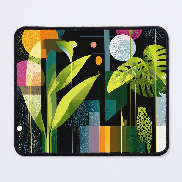 Item preview, Pop Art Vibrantly Colorful Island Leaves Abstract Designs designed and sold by DEC02.