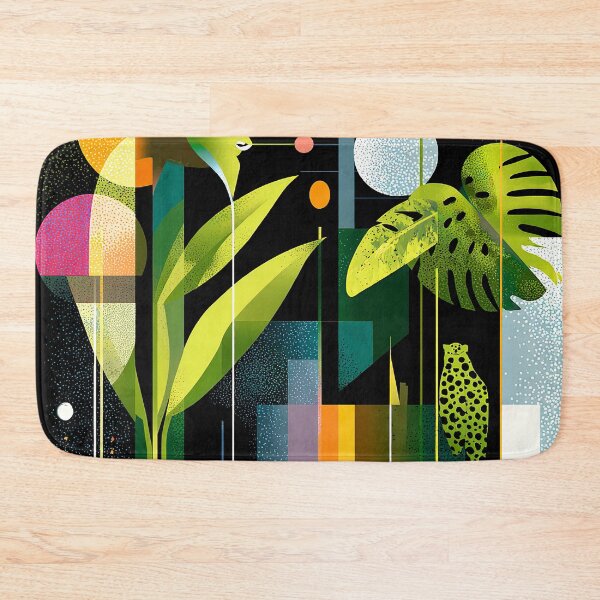 Item preview, Pop Art Vibrantly Colorful Island Leaves Abstract Designs designed and sold by DEC02.