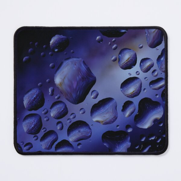 Item preview, Galactic Gemstones - Surreal Abstract Blue & Purple Water Macro designed and sold by AbulailArt.
