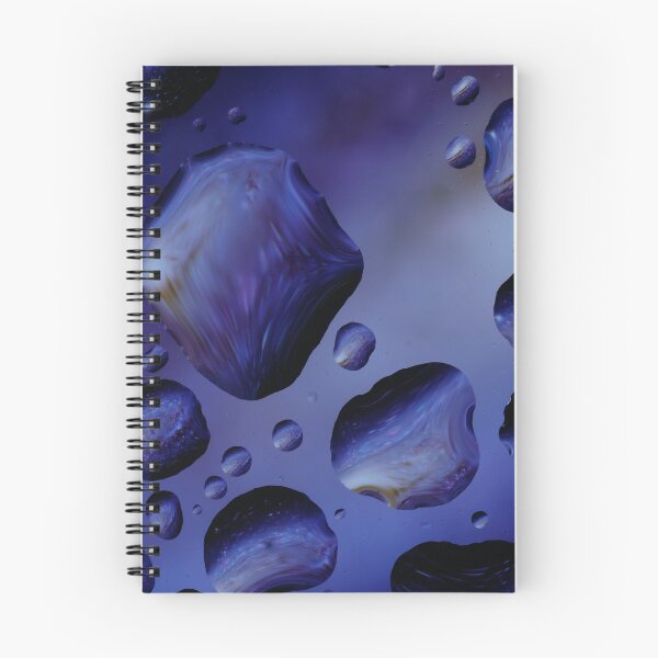Item preview, Galactic Gemstones - Surreal Abstract Blue & Purple Water Macro designed and sold by AbulailArt.