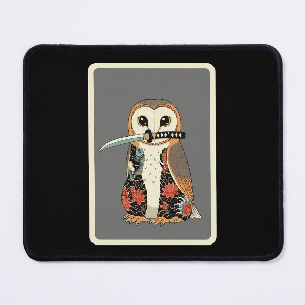 Item preview, Samurai Owl Katana Japanese Style Cute Dark designed and sold by JordynLadukeg65.