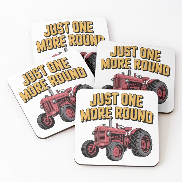 Item preview, Funny Farmer Cartoon Shirt – Just One More Round Tractor Design designed and sold by Picasfarmer.