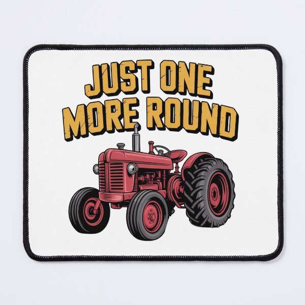 Item preview, Funny Farmer Cartoon Shirt – Just One More Round Tractor Design designed and sold by Picasfarmer.