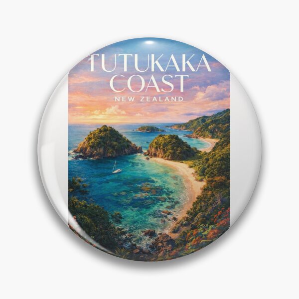 Item preview, Tutukaka Coast Poor Knights Islands Northland Marine Archipelago Shoreline designed and sold by Places On Earth.