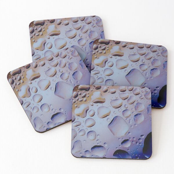 Item preview, Liquid Marble Jewels - Abstract Gemstone Water Droplets Macro Art designed and sold by AbulailArt.