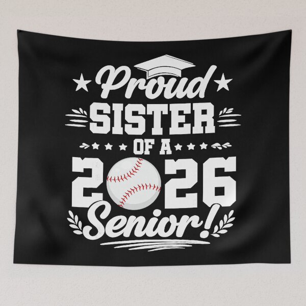 Item preview, Proud Sister of 2026 Senior Baseball Graduation  designed and sold by miaa-artistshop.