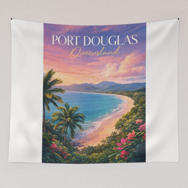 Item preview, Port Douglas Daintree Coast Queensland Coral Sea Tropical Shoreline designed and sold by Places On Earth.
