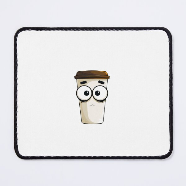 Item preview, Cute Coffee Cup Character Funny Cartoon Illustration designed and sold by StickerHavenn.