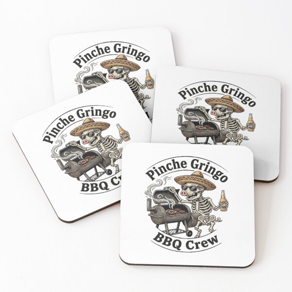 Item preview, Pinche Gringo BBQ Crew Funny Grilling Skeleton designed and sold by haitrieuic96.